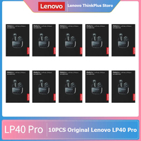 Original Lenovo LP40 Pro TWS Wireless Bluetooth 5.1 Earphones Sport Noise Reduction Headphones AAC/SBC audio decoding Earbuds