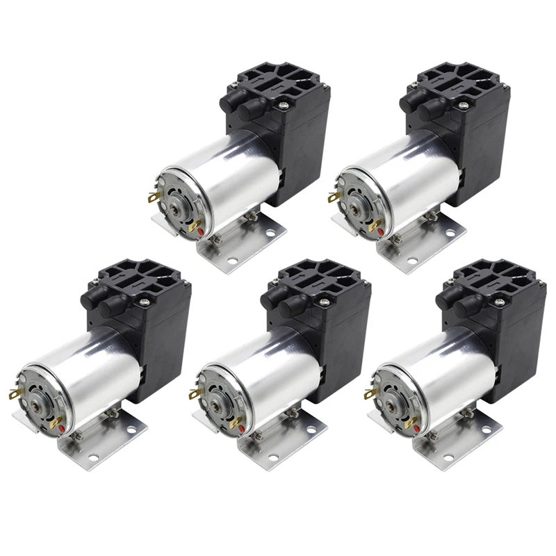 

5X Z512-604-3000N DC12V Mini Negative Pressure Vacuum Pump 5L/Min 65-120Kpa Air Pump With Bracket