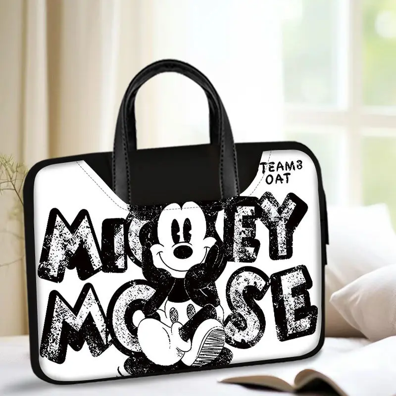 Disney Lilo and Stitch Mickey Mouse Laptop Bag 14 16 15.6 Inch Laptop Bag for Macbook Air Pro Computer Handbag Briefcase Gift