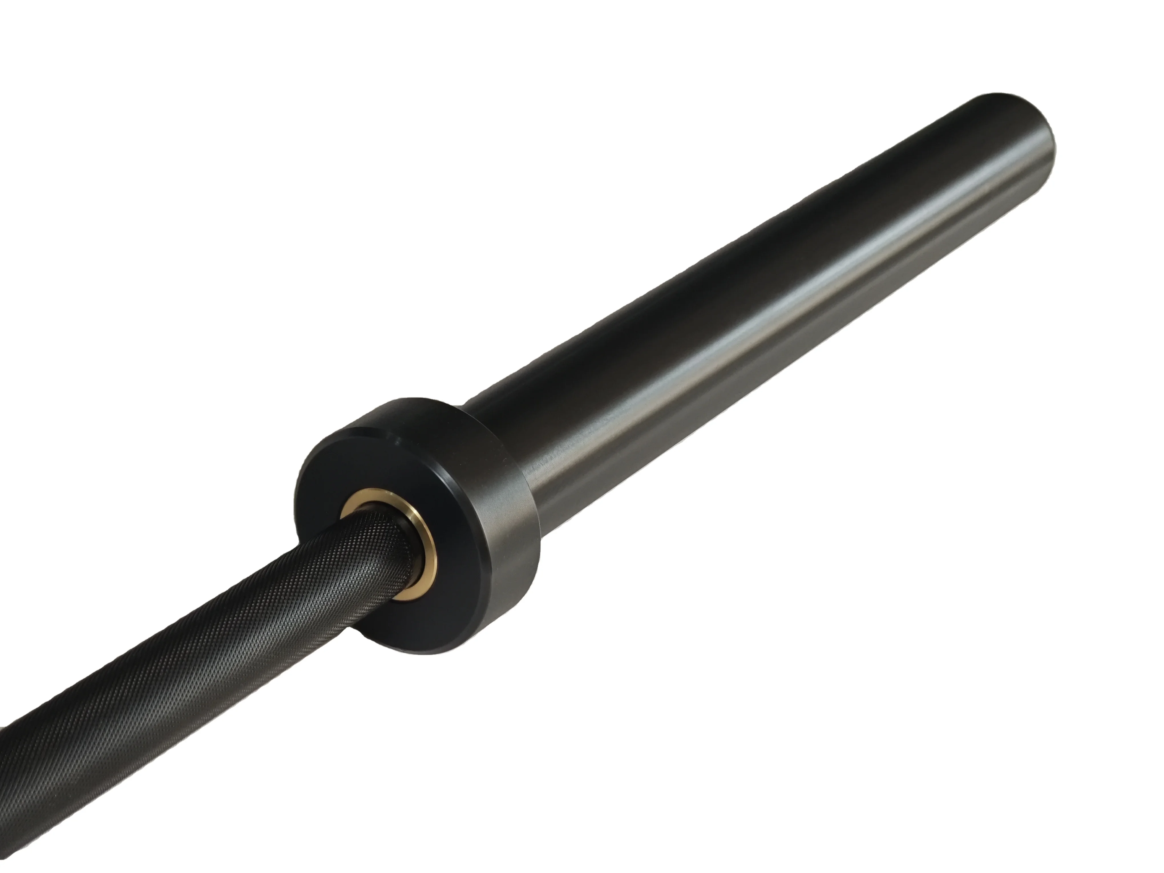 Unisex 2000LB Capacity Barbell Bar | 0.5mm Knurling Depth for Heavy Lifting