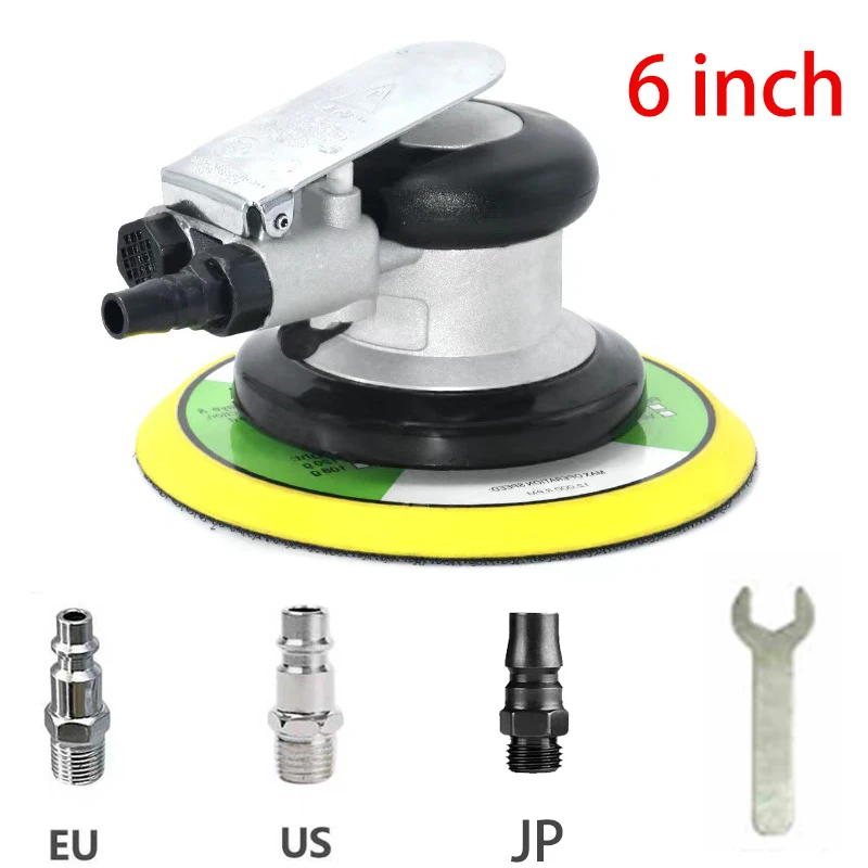 150mm Air Power Sander 6 inch Pneumatic Sander Air Sander Sanding Machine Polisher Tool