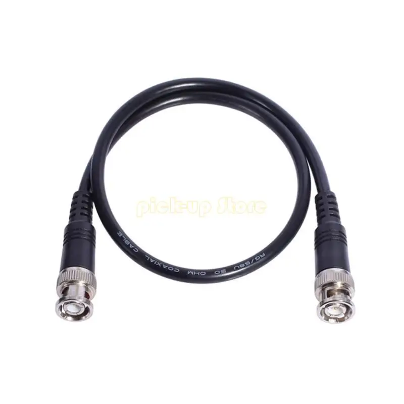 Q5WA BNC Male to BNC Male Plug Adapter CCTV Extension Coaxial Line Cable Cable Cable for Security Camera Systems
