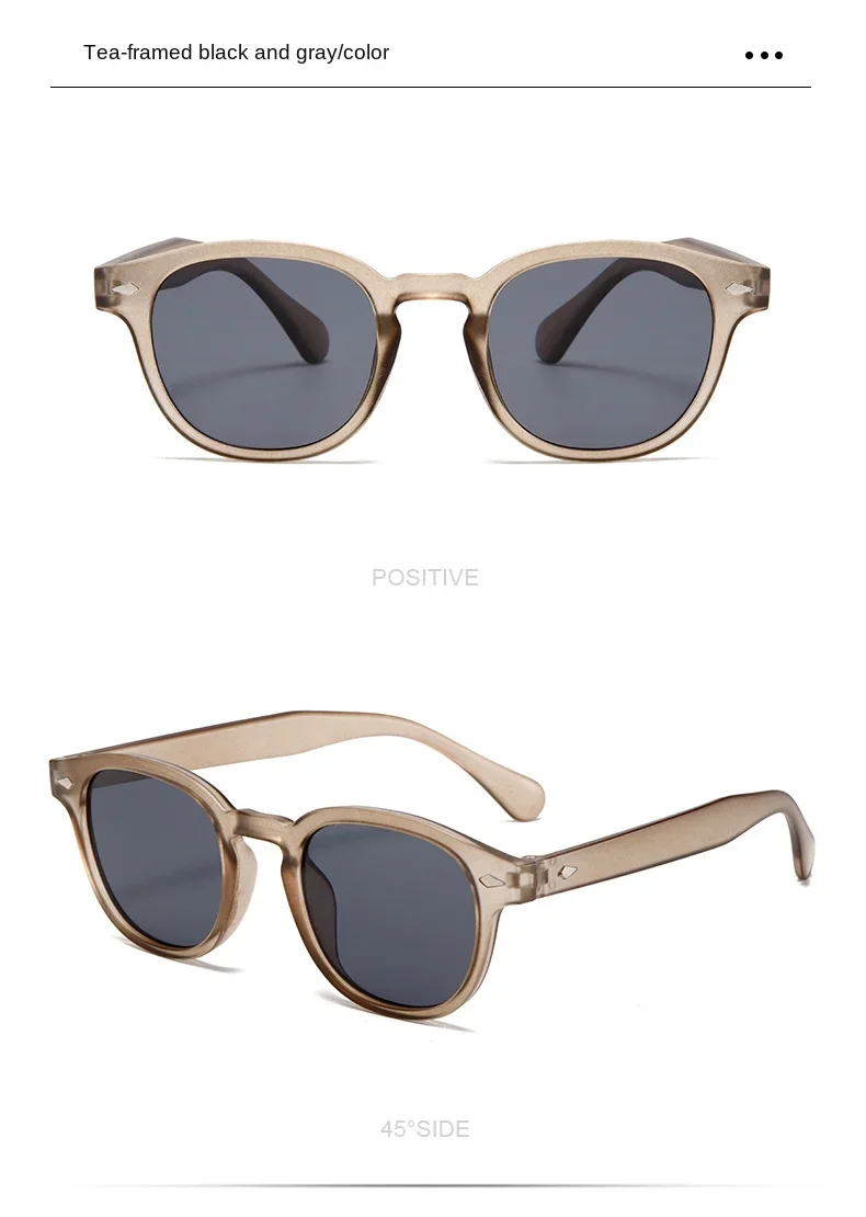 Neue Vintage Rechteckige Sonnenbrille für Männer und Frauen Luxusmarken-Designer Quadratische Sonnenbrillen Modische Herren-Sonnenbrillen Oculus Weihnachten – Detail 14