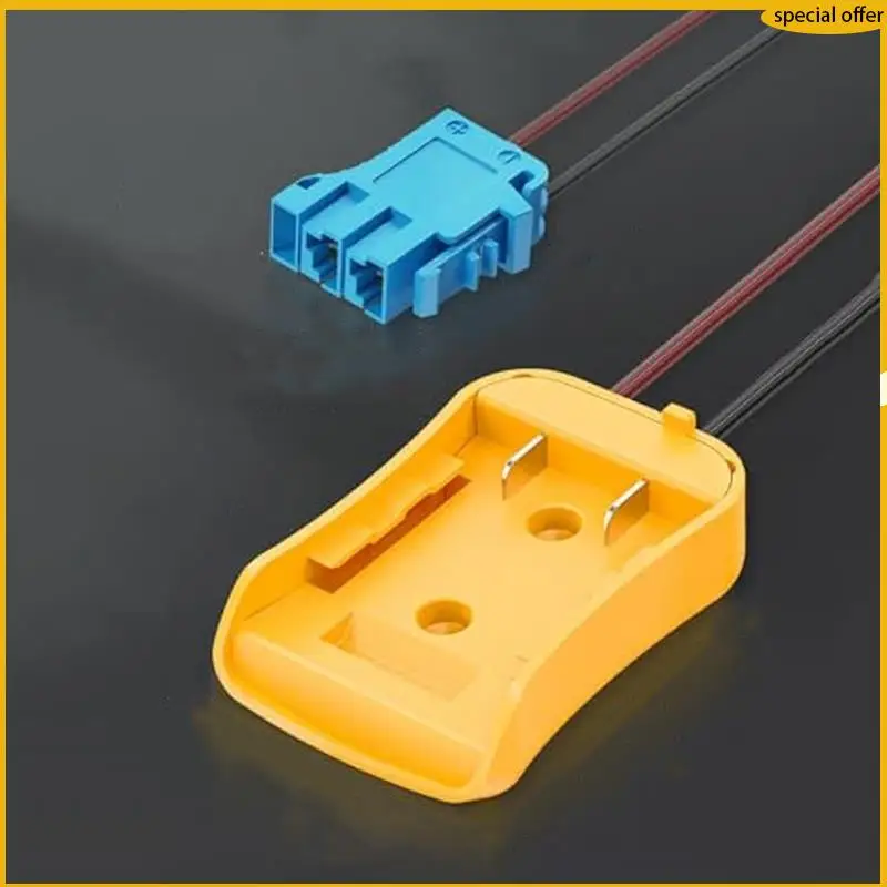 

A50I 2 шт. адаптер силового колеса для литиевой батареи 20 В, адаптер батареи с разъемом жгута проводов, преобразование адаптера питания постоянного тока