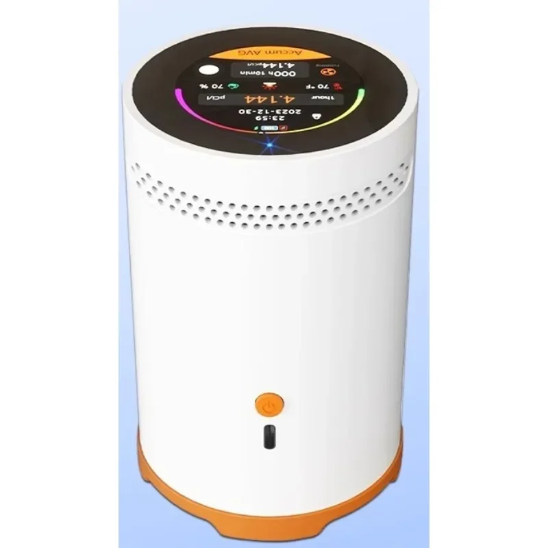 Sewage treatment radon detector