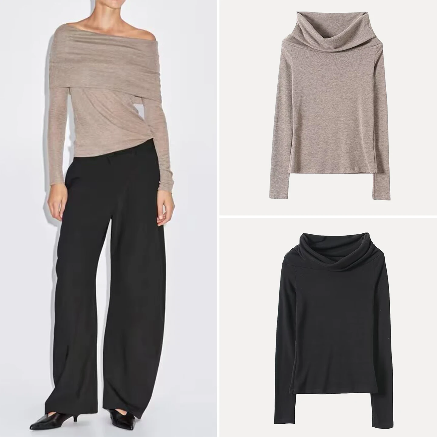 

Женская футболка Ele Slim Fit на одно плечо Faion mat Sle Long Sve, повседневный топ на осень 2022, бренд Z