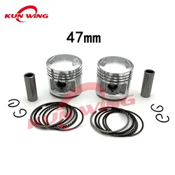 2sets 47mm Piston Rings Kit For Honda CBT150 QJ150 CM150 CBT QJ CM 150 150cc Motorcycle Engine Parts