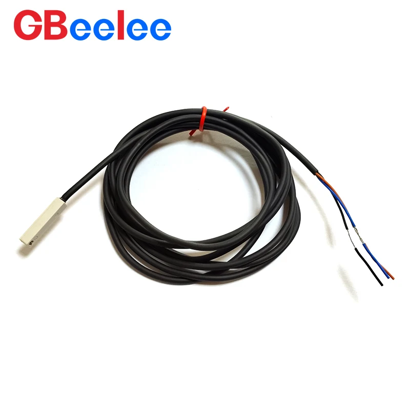 50PCS Saklar Magnetik Tahan Air NPN 2 Kabel IP67 DC5-30V Saklar Proximitas Silinder Pneumatik Sensor Silinder Untuk Peralatan Mekanik