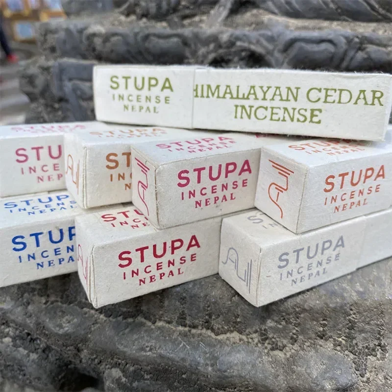 STUPA Stick Incenses NAG Champa Sandalwood Cedar Frankincense Devdar Natural Handmade Incense Sticks Aromas for Home Meditation