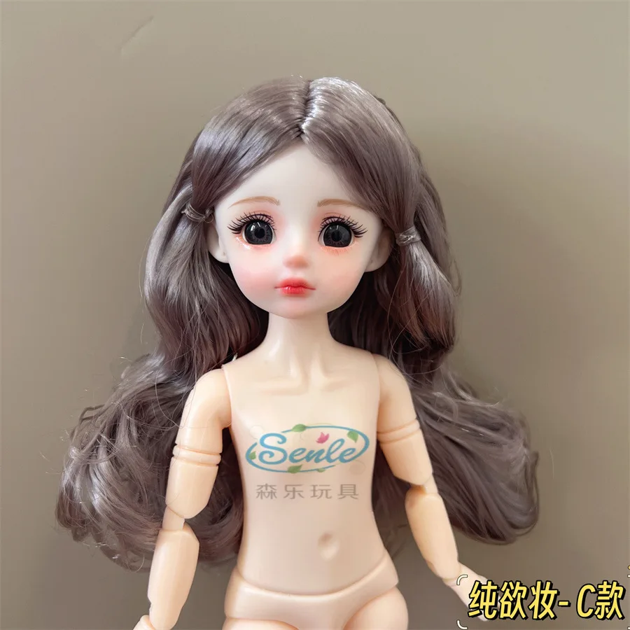 ตุ๊กตา BJD 30cm 1/6สำหรับเด็กผู้ชายและเด็กผู้หญิง20 Ball ตุ๊กตาแต่งหน้าเปลือยเปล่าแบบหมุนได้สำหรับของเล่นเด็กผู้หญิง