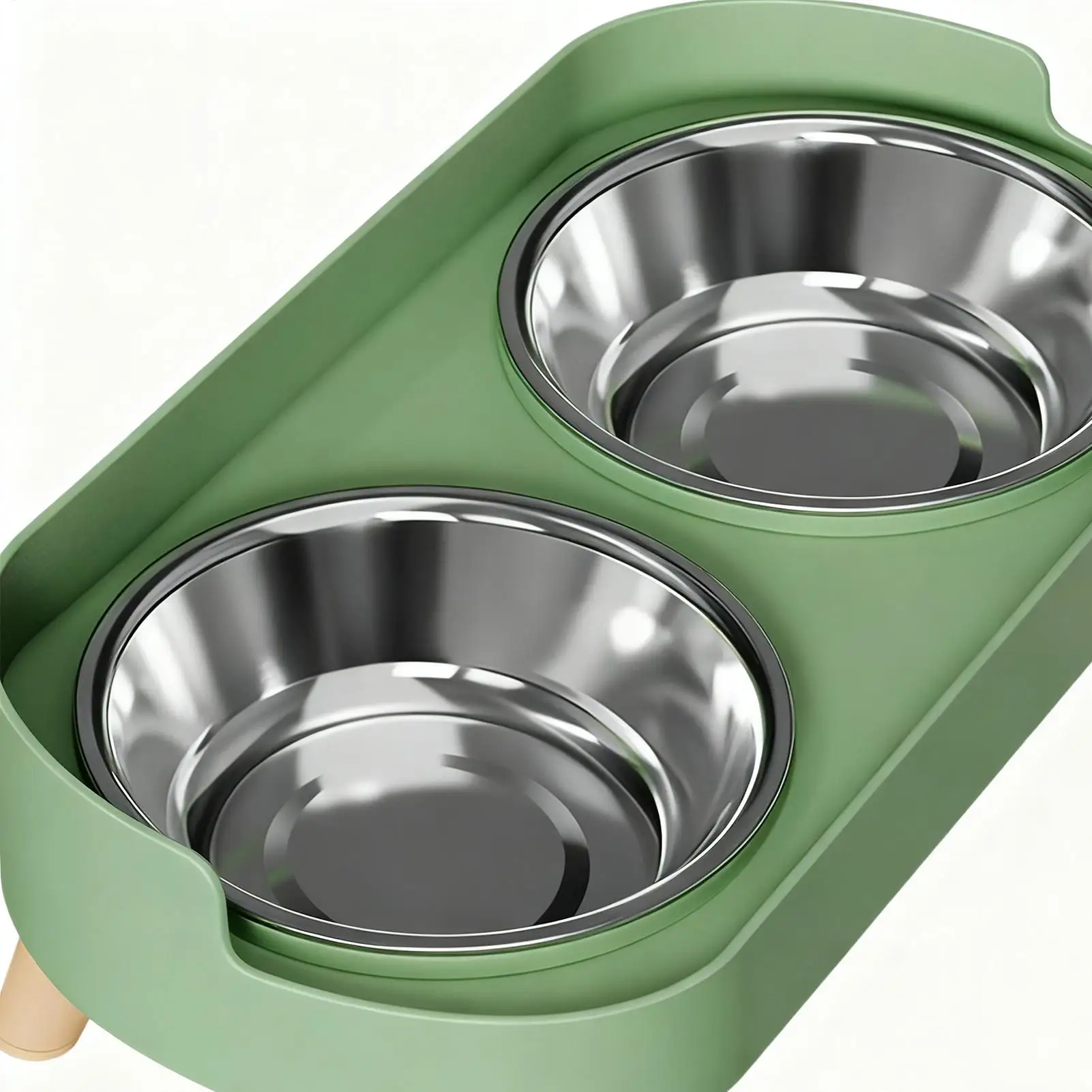 

Миска для кормления из нержавеющей стали, блюдо для воды, щенок, котенок, приподнятые миски для домашних животных, в помещении, на открытом воздухе, для дома, офиса, квартиры, сада, парка