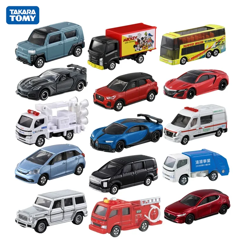 

TAKARA TOMY Tomica 1/64 Toy Cars Alloy Car Model Simulation AE86 GT-R Bus Tomy Parking Garage Scene Toys Gifts for Children Boys