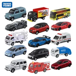 TAKARA TOMY Tomica 1/64 Toy Cars Alloy Car Model Simulation AE86 GT-R Bus Tomy Parking Garage Scene Toys Gifts for Children Boys