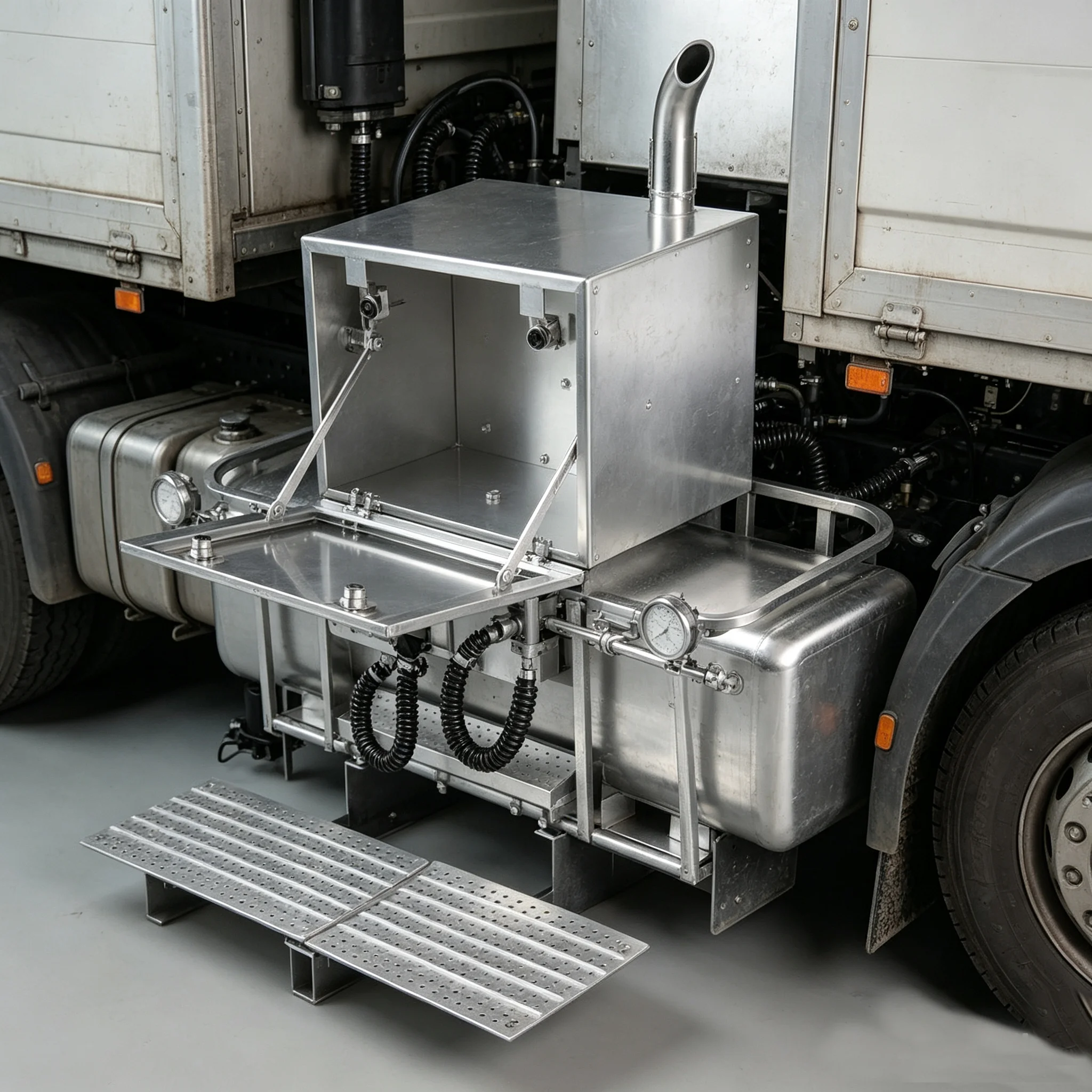 Dump Truck Heavy Equipment - ชุดอุปกรณ์รถบรรทุกหนัก RC 1/14 Scaleclub พร้อมกล่องเครื่องมือ ถังน้ำมันสำรอง