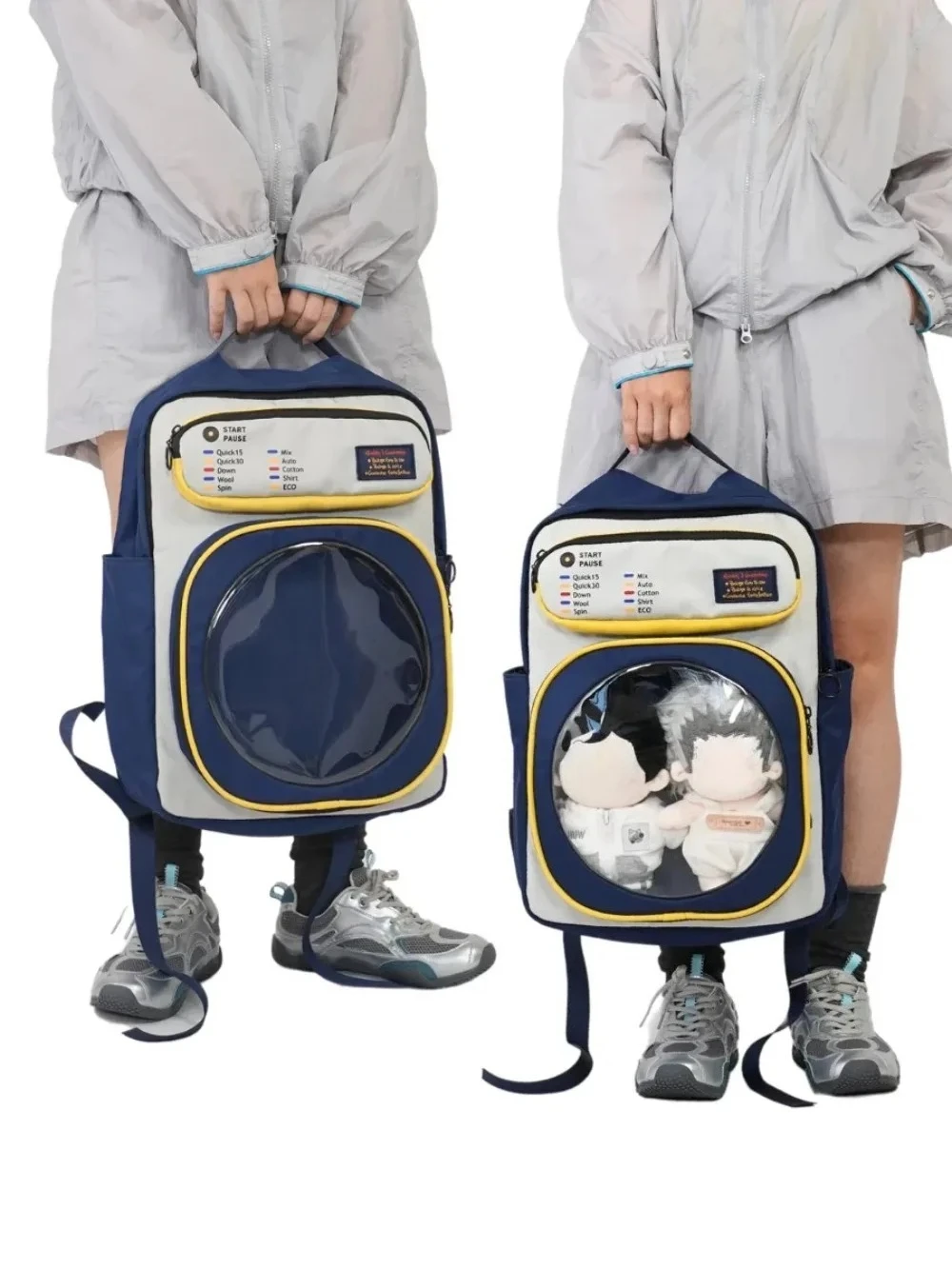 

Школьная прозрачная сумка Ita, большая вместимость, Mochila, студенческий рюкзак для поездок на работу, просторные прочные сумки Mochilas унисекс для женщин