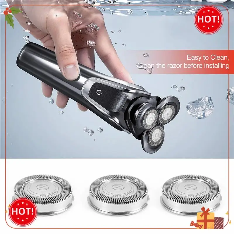 ABLE-3 قطعة استبدال ماكينة حلاقة رئيس شفرة القواطع ل Norelco HQ4 HQ58 HQ56 HQ80