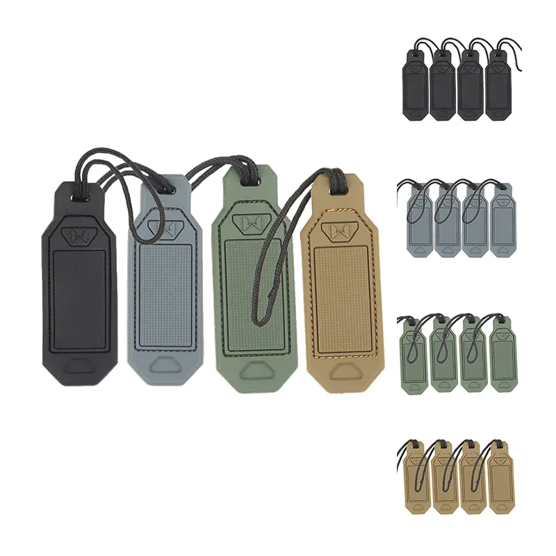 Tactical Personalized Tag 4pcs Camping Equipment Hunting Sports Supplies Accessories Outdoor Tools Decorations Collectibles