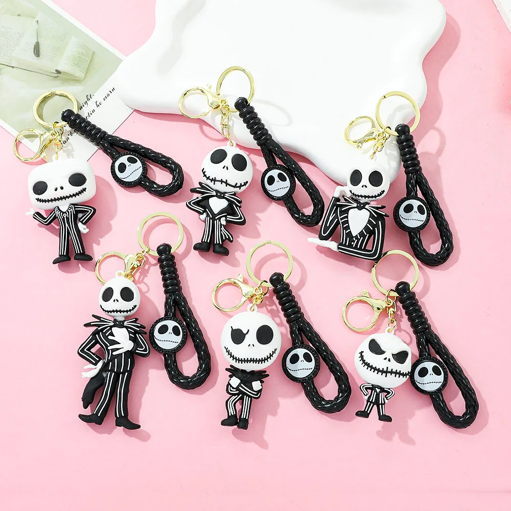 Christmas Eve Scary Skeleton Jack Keychain Car Keychain Pendant With Commemorative Sig Cute Fun And Personalized Bag Decoration