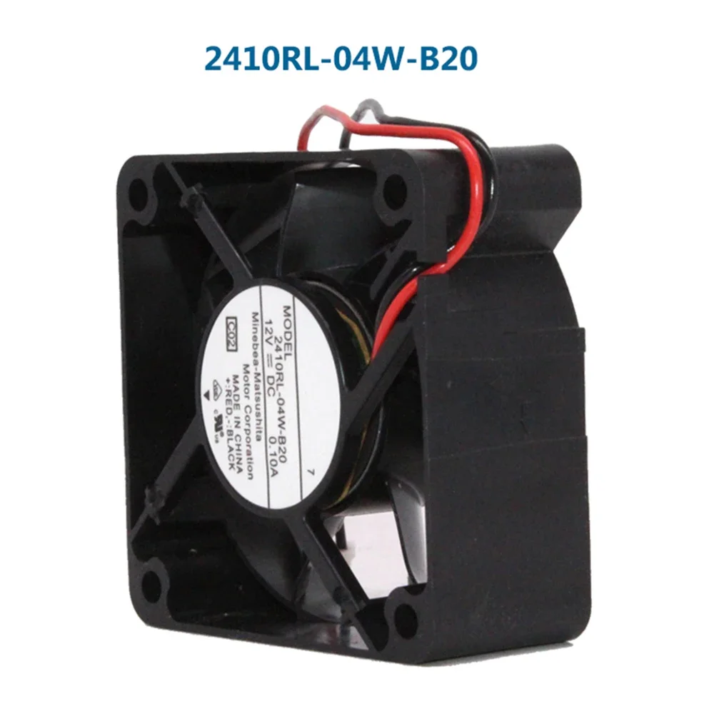 สำหรับ2410RL-04W-B20 NMB 60มม. 6ซม. 6025 60*60*25มม. 12v พัดลมทำความเย็นแกน0.10A