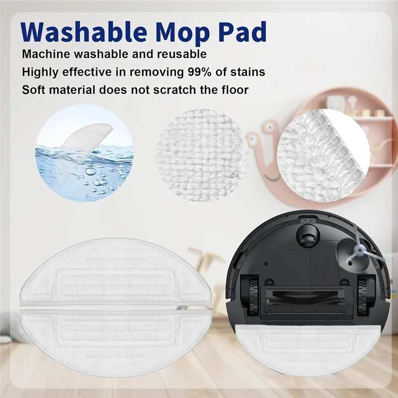 قطع غيار ملحقات المكنسة الكهربائية الروبوتية BAAM-For Roborock S7 Maxv Ultra/S7 Max Ultra
