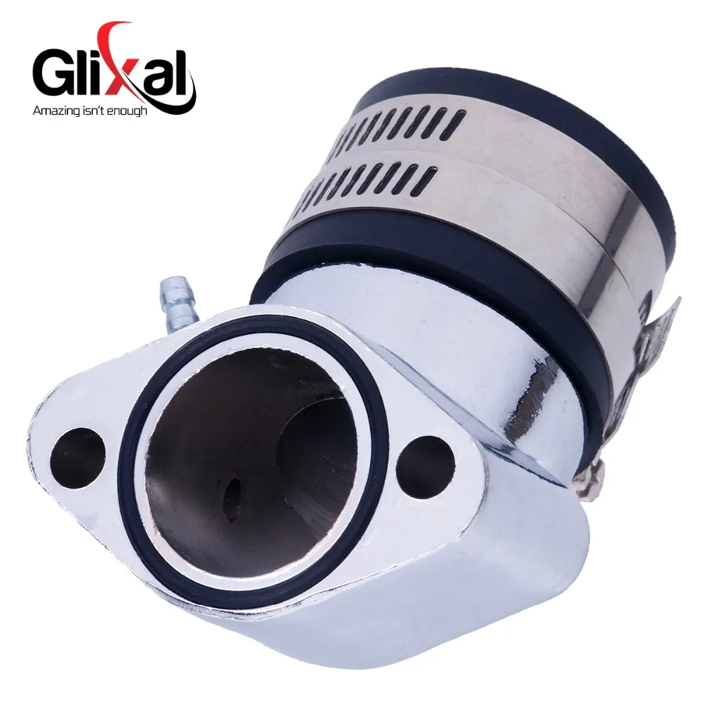 Glixal GY6 125cc 150cc High Performance Racing Intake Manifold for 152QMI 157QMJ 4 Stroke  Engine Scooter Moped ATV Go-Kart