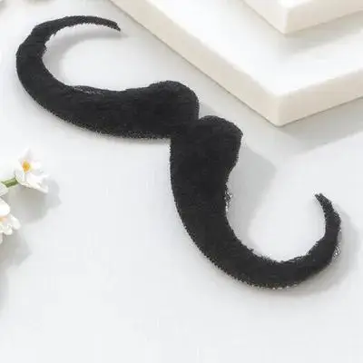 Fake Beard Realistic Mustache Prop Halloween Party Cosplay Performance Costume Accessory Fake Beard Realistic Mustache