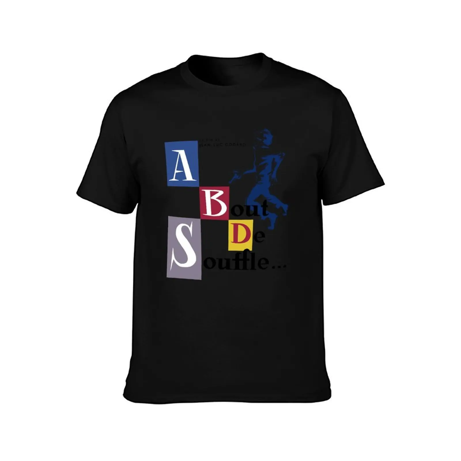 Breathless - A bout de souffle - Godard T-Shirt Fashion Print Casual Short Sleeve T-Shirt