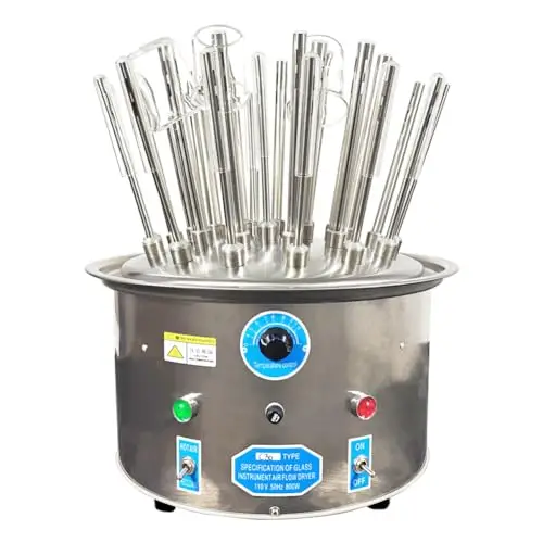 Plastic Lab Drying Rack Airflow Adjustable Temperature 40-120C 12/20/30 Holes Optional Quick Drying 8-10 Minutes for Tubes