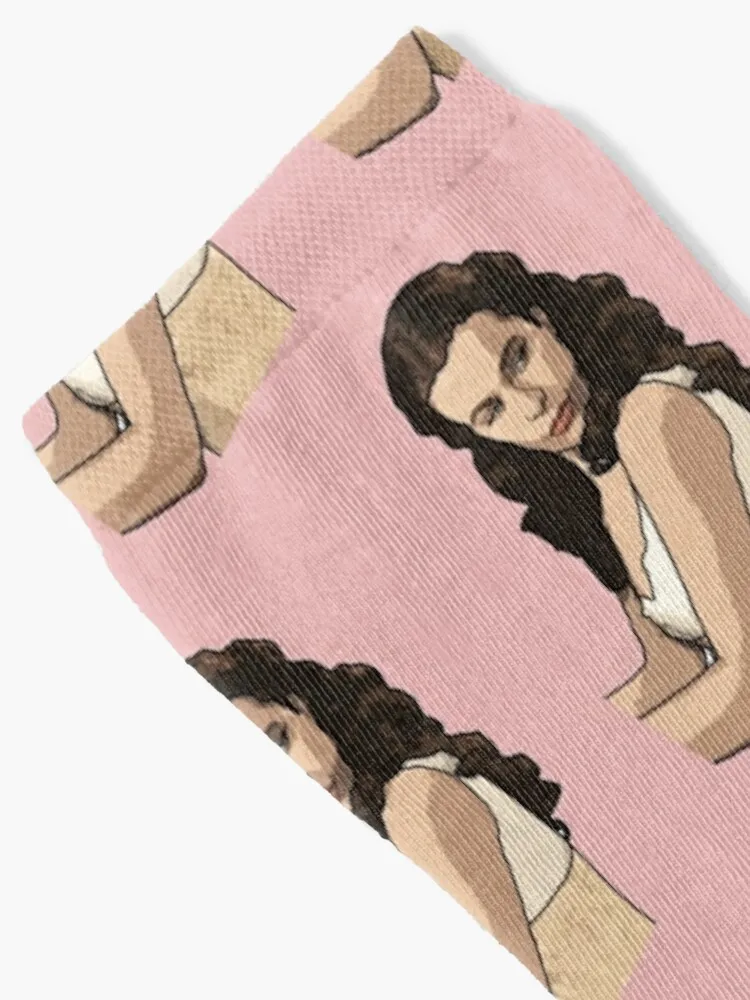 Scarlett O'Hara Pattern Socks Warm Socks