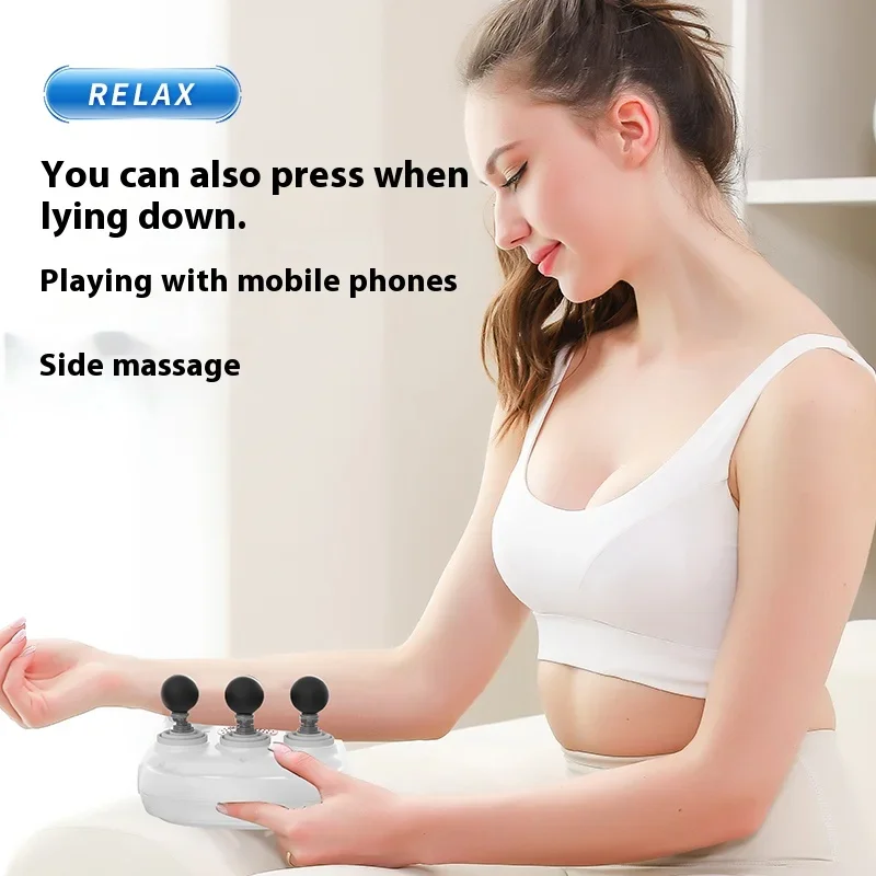 12 Massage Heads Massage Gun Deep Tissue Muscle Professional Grade High Power Wireless High Frequency Vibration With Heating