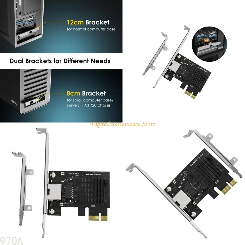 

97QA Fast Heat Dissipation Ethernet Adapter 10/100/1000 Мбит/с для рабочего стола