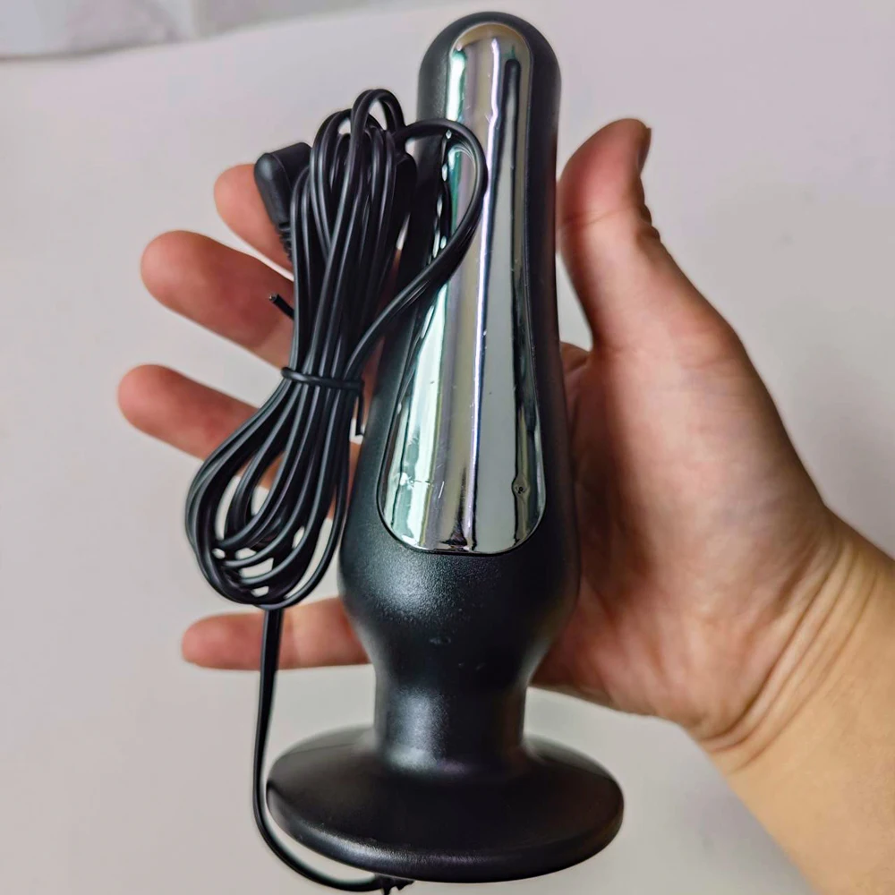 Electro Shock Anal Butt Plug Male Masturbator Electro CB6000 Chastity Cage Ball Stretcher,Bdsm Penis Lock Chastity Belt Sex Toys view 5