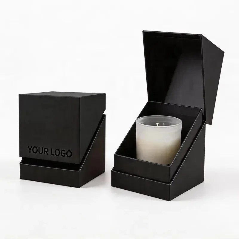 Custom Craft Aromatherapy Candle Paper Packaging Boxes Candle Set Gift Box for Candles