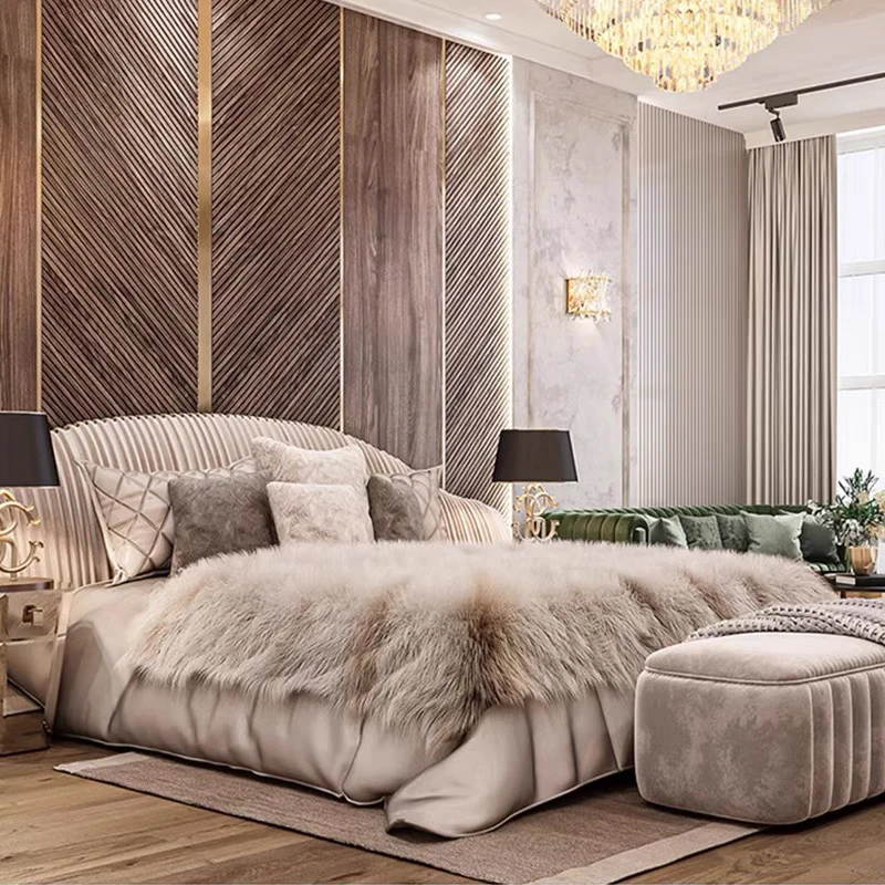 Modern King-size Beds Bedroom Furniture Set Luxury king Size Bed Classic Super with Storage Frame king Size Bed