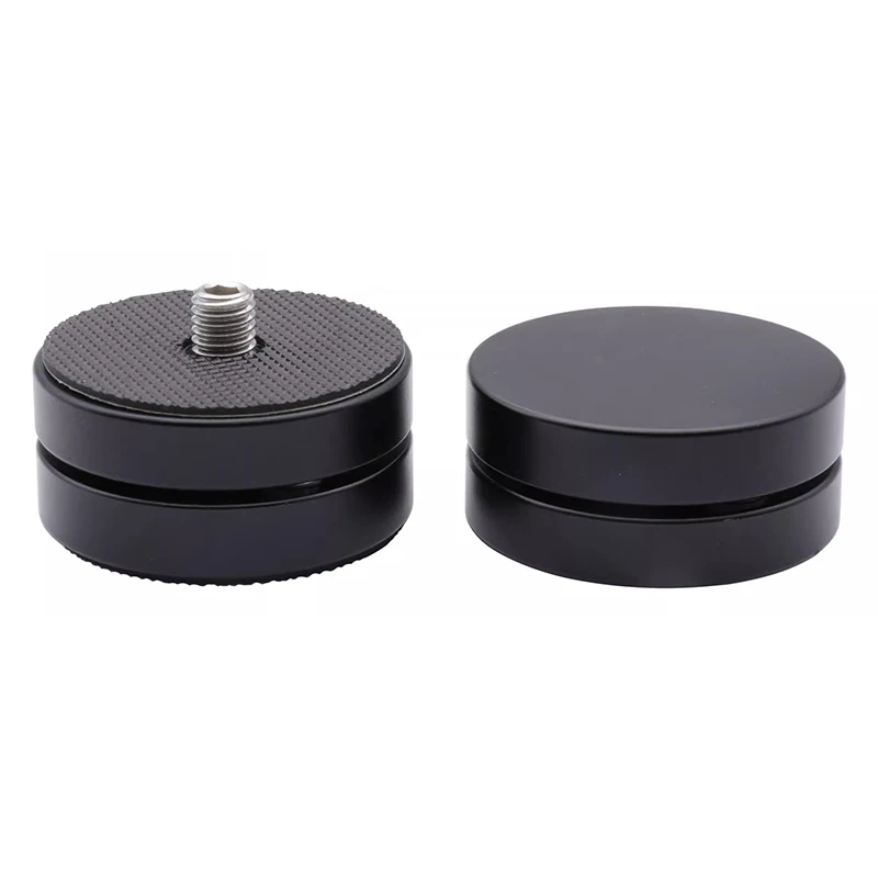 46mm Aluminum Alloy Speaker Spike Pad Steel Ball Ceramics Ball Shock-absorbing Isolation Stand Feet Damping Nail