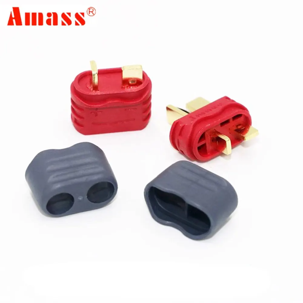 5 Paar Amass T Plug Deans Connector mit Mantelgehäuse für RC Lipo Batterie – Detail 5