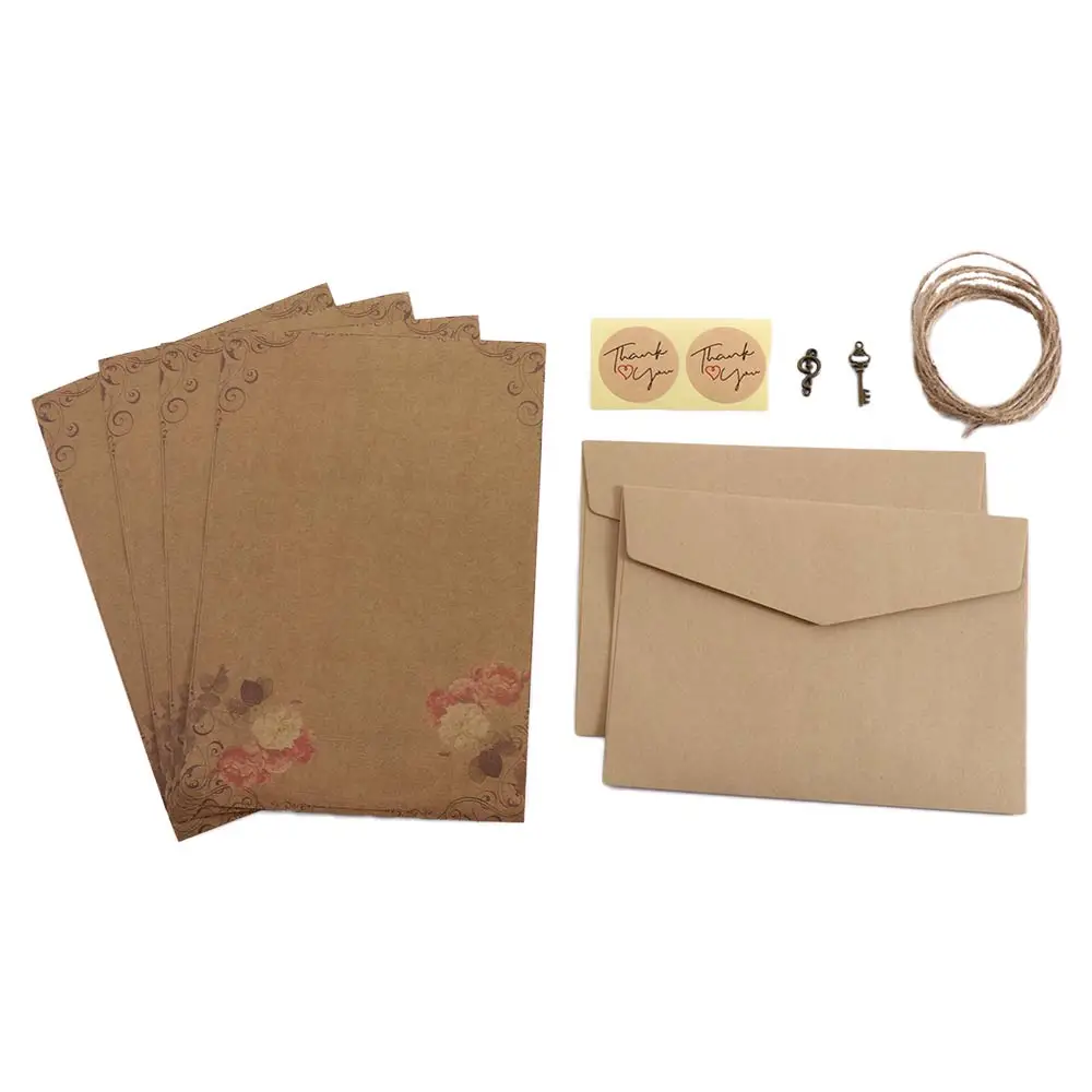 

Love Letter Craft Paper Valentine's Day Old Europe Style Letter Paper Writing Paper Letter Pad Retro Vintage Envelope