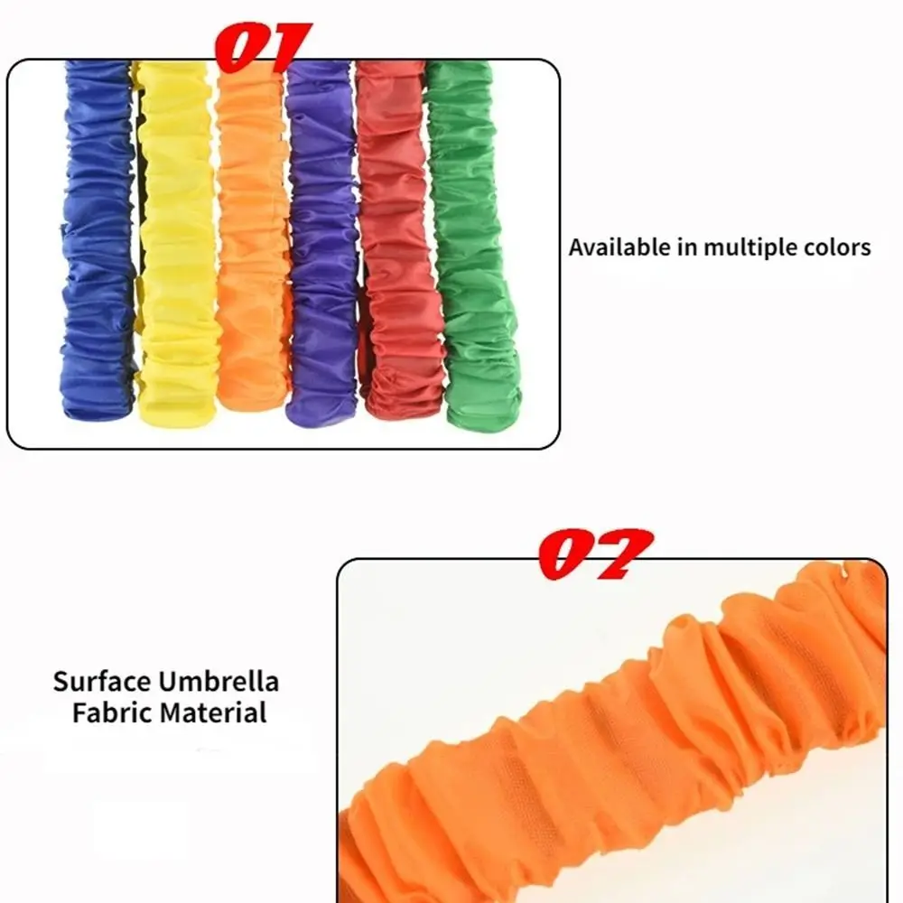 2 Person 3 Foot Group Game Elastic Puttee Parent-child Game Solid Color Sports Game Pros Multi Person Elastic Strap Outdoor
