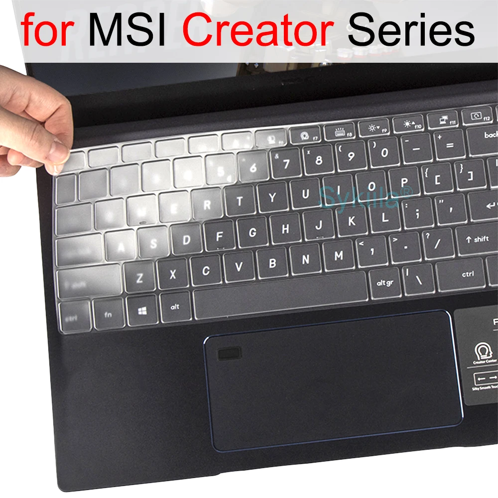 

Чехол с клавиатурой для MSI Creator 15 16 17 CreatorPro M15 A16 M16 AI M17 Z16 Z16P Z17 15M 17M P65 P75 Силиконовый защитный чехол