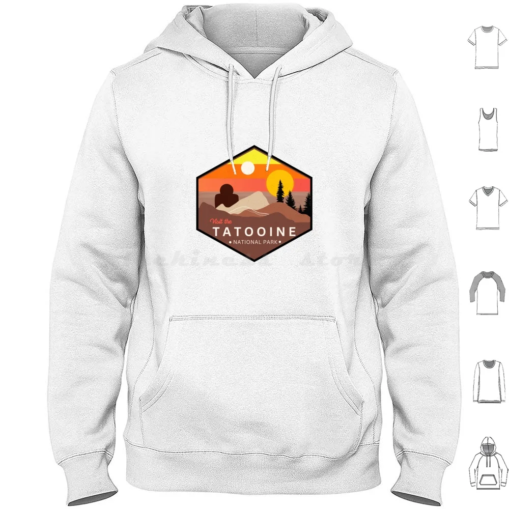 Tatooine National Park-Twice The Fun , Twice The Fun! Hoodie Cotton Long Sleeve Tatooine National Park Twice The Fun