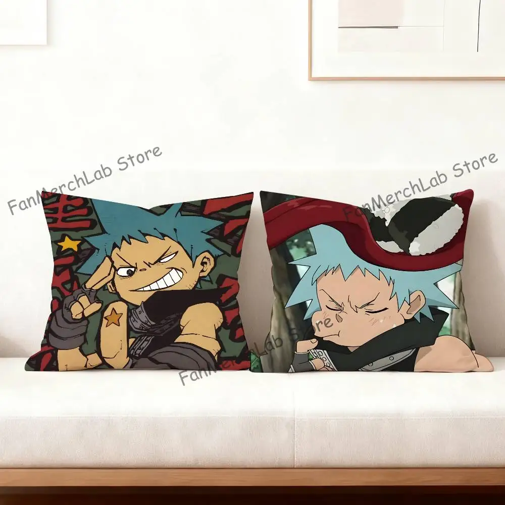 S-Soul Black Star Eater Pillow Case Ultra Soft Skin Friendly Fabric Cloud Like Comfort & Concealed Zipper