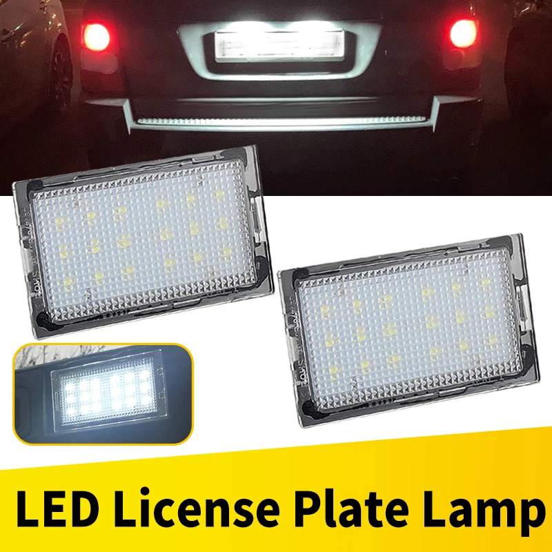 Luces LED para matrícula, lámpara trasera para Land Rover Discovery 3 2005-2009 Freelander 2 LR2 Rang Rover Sport L320, 2 uds.