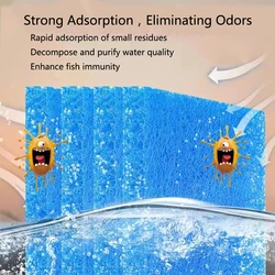 Aquarium Filter Super Thick Biochemical Filter Plastic Mesh Rattan Sponge for Aquarium Fish Tank Bio Cotton Foam Skimmer New 4CM