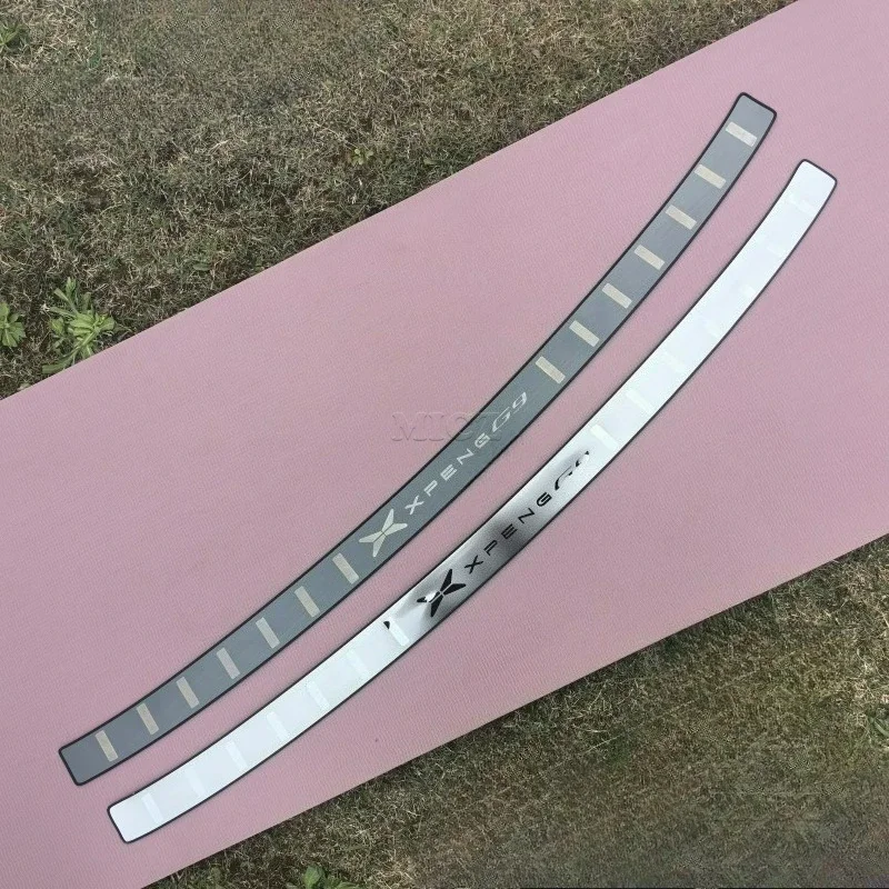 

Car styling Rear Bumper Protector Sill Trunk Rear guard Tread Plate Trim 2022 2023 For XPENG G9