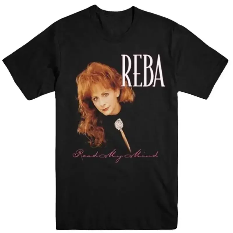 T-shirt Reba Mcentire Read My Mind pour hommes, taille L, noir
