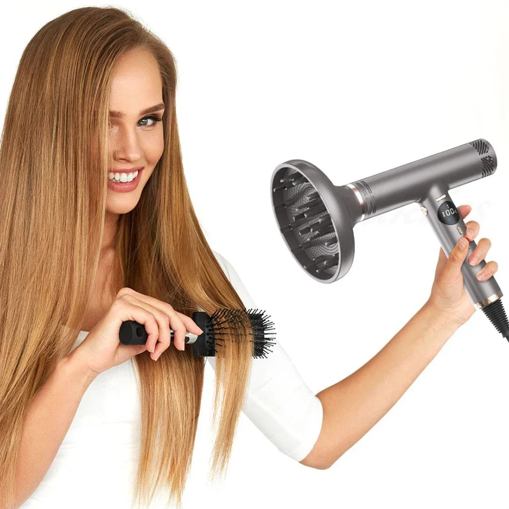 Professional Hair Dryer Hot & Cold Wind Dual Air Temperature Control Styling Tools  Hair Salon Negative Ion High Speed Powerful