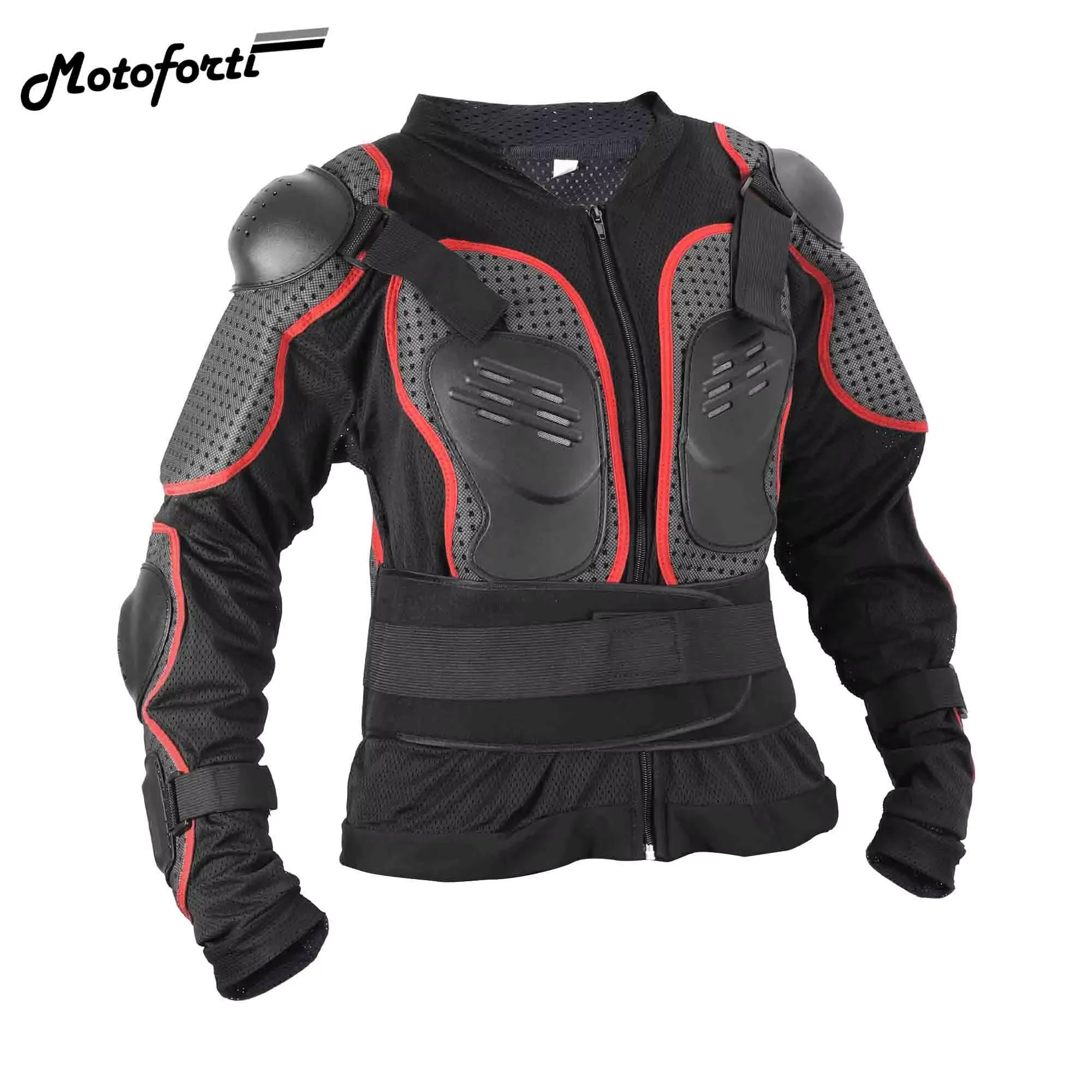 Motoforti L XL 2XL 3XL Dirt Bike Motorcycle Riding Protective Full Body Armor Thorax Back Backbone Protector Off-Road Cycling