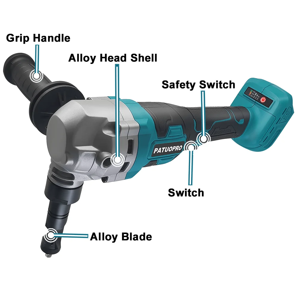 Brushless Electric Iron Scissors Cordless Electric Scissors Electric Nibblers Cutting Tool For Makita 18V Battery(No Battery)