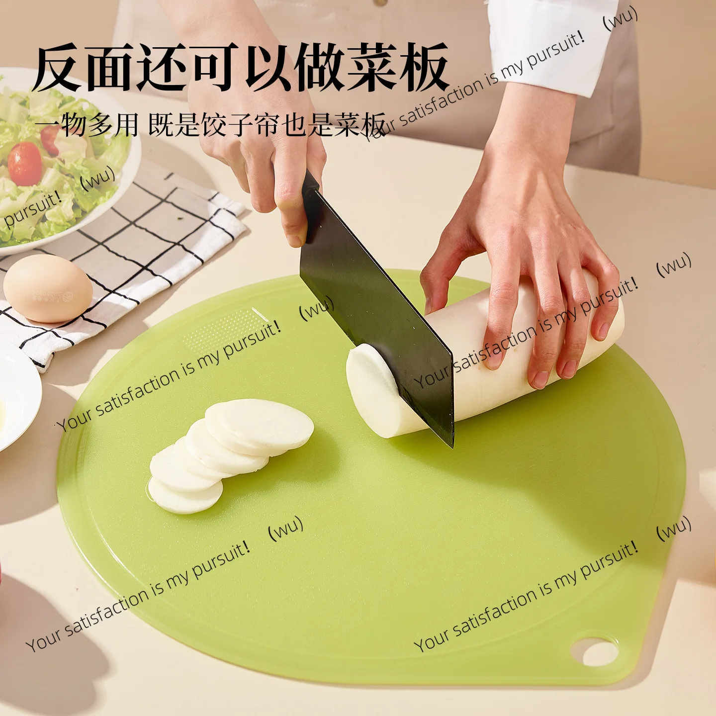 Food grade dumpling household tray cover curtain bag dumpling placing plate kitchen grate dumpling curtain round special pad