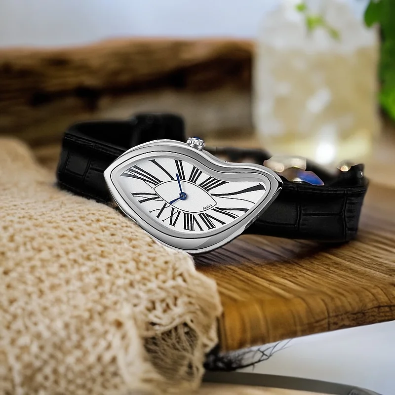 

AAA модные деловые мужские часы y2k с витым корпусом, роскошные кварцевые часы высокого качества, мужские кожаные водонепроницаемые часы, подарок